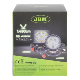 ΦΑΡΟΣ ΕΡΓΑΣΙΑΣ 9 LED 3W ΜΕ ΦΙΣ ΑΝΑΠΤΗΡΑ JBM